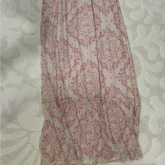 Spring + Mercer Maxi Short Sleeve Floral Print Dress Sz. M NWT - Picture 13 of 13